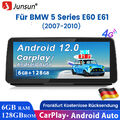 für BMW E60 E61 E90 E91 CCC Android 12.0 CarAutoPlay 8Core 4G GPS Navi Autoradio