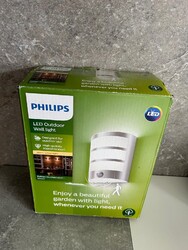 Philips myGarden LED Python Wandaussenleuchte 6W, Edelstahl