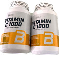 (41,39€/kg)Biotech USA Vitamin 2x C 1000 Dose je 100 Tabletten(Gesamtinhalt180g)