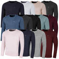 Calvin Klein Herren 2024 Rundhals Baumwolle Atmungsaktiv Golf Pullover 43% Rabatt UVP