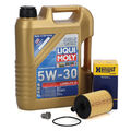 5L LIQUI MOLY 5W30 LONGLIFE III + HENGST Ölfilter für VW GOLF 4 5 6 1.2-2.0 TDI