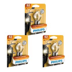 3x Philips Standard S2 35/35W 12V Autolampen Glühlampen Glühbirnen