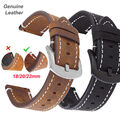 Leder Armband für Samsung Gear S3/Active 2/Galaxy Watch 42-46mm Watch 5 40-44mm