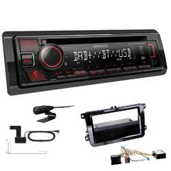 Kenwood Autoradio Spotify DAB für Volkswagen VW Amarok piano black inkl Canbus