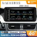 Carplay Für Audi A4 B8 A5 09-16 Android 13 Autoradio GPS Navi 4G WIFI DAB+ 6+64G