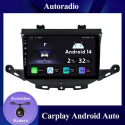 Autoradio Für Opel Astra K 2015-2019 Android 14 CarPlay GPS Navi DAB+ Carplay BT