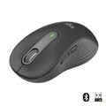 Logitech Signature M650 L Wireless Maus für große Hände Graphit SilentTouch