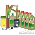 MANN-FILTER ÖLFILTER+9L CASTROL EDGE 5W-30 LL FÜR AUDI A4 B7 2.7 3.0 TDI 04-08