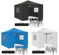 Pavillon Faltpavillon Gartenzelt 3x3m 3x6m UV-Schutz Pop-Up Zelt Partyzelt Fest