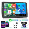 1 DIN 10.1 Zoll Autoradio Android 13 GPS Navi CarPlay mit Kamera USB WiFi 1+32GB