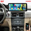 CarPlay Android 13 Autoradio 8Core GPS 4G WIFI Für MERCEDES-Benz GLK-X204 NTG4.0