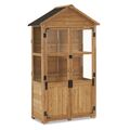 M MCombo Gartenschrank Holz Klein Outdoor Gartenhaus Holz 0111