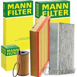 MANN FILTER INSPEKTIONSPAKET passend für JAGUAR XF I X250 / 2.7 D 207 PS