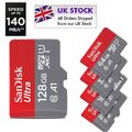 SanDisk Ultra Micro SD 32GB 64GB 128GB Class 10 SDHC SDXC Speicherkarte & Adapter 