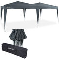 Pavillon 3x6m Faltpavillon Pop-Up Partyzelt Festival Knopfdruck Gartenzelt 