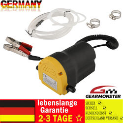 12V Öl Absaugpumpe + 2 Schlauch Umfüll Pumpe 60W Saugpumpe Benzin Diesel Ölpumpe