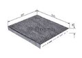 BOSCH 1 987 432 392 Innenraumfilter Filter Pollenfilter für MAZDA