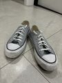 Converse Chuck Taylor all Star Platform Sneakers Grau weiß Gr.38 top Zustand