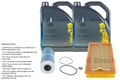 BOSCH Inspektionpaket 10 L Mercedes ORIGINAL Öl 5W-40 229.5 für SL 500 S