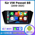 6+128GB Für Passat B8 2015-2021 Android13 Autoradio GPS NAVI BT WIFI DAB SWC RDS