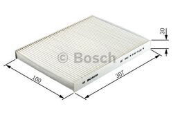 BOSCH 1 987 432 122 Innenraumfilter Filter Pollenfilter für AUDI VW