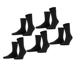 Falke B-Ware 5 Paar Socken Run Größe 42 - 43 schwarz Herren Strümpfe Set B243