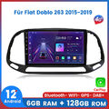 6+128GB V1PLUS Für Fiat Doblo 263 2015-2019 Android12 Autoradio GPS NAVI BT DAB+