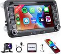 7" Autoradio Android 13 Carplay GPS 2+64GB Kamera für VW Golf Passat Polo Tiguan