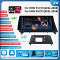 10.25"Android 13 Autoradio GPS Navi DAB+ CarPlay Für BMW X5 E70 X6 E71 CIC 6+64G