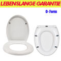 WC Sitz Premium Toiletten Deckel Klodeckel Klobrille Absenkautomatik O-Form	