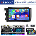 Apple Carplay Android 12 DAB+ Autoradio Für Smart Fortwo 2005-2010 GPS Navi +KAM