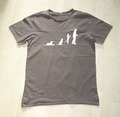 ♛   lustiges T-shirt mit Hundemotiv ♛  ♛  Gr. 44  ♛  Baumwolle