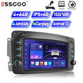 Android 13 Autoradio Für Mercedes Benz CLK W209 W203 W463 W168 WIFI GPS Navi 64G