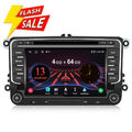 2DIN Autoradio GPS NAVI CD DVD DAB+ FM 4G Für VW Golf Passat B6 Skoda Android 13