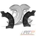 4x ANKERBLECH FÜR BREMSSCHEIBE KOMPLETT FÜR VW BORA 1J GOLF 4 1J NEW BEETLE 9C