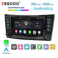 Android13 32G Carplay Autoradio Für Mercedes Benz E-Klasse W211 GPS Navi WIFI FM