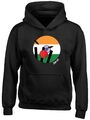 Personalisiertes Kapuzenoberteil Hoodie Cricket Indien Sport Kinder Junge Mädchen Geschenk