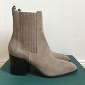 AEYDE Stiefeletten LIAM Gr 42 NEU €345 Chelsea Boot grau beige greige Ankle Boot