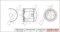 Dr!ve+ Ölfilter DP1110.11.0285 Anschraubfilter 3/4-16 UNF für VW LT 28 35 1 281
