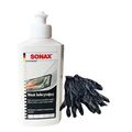 SONAX 250ml POLISH und WAX COLOR WEIß Wachs Autopolitur Gratis Nitrilhandschuhe