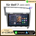 10'' Android 13 Autoradio Carplay WIFI GPS Navi 128G Für VW Golf VII 7 2013-2017