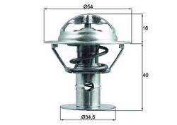 MAHLE TX 180 86D Thermostat, Kühlmittel für FORD FORD USA JAGUAR MAZDA VW