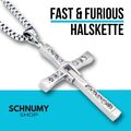 Dominic Toretto Halskette Kreuz Kette Vin Diesel Anhänger Fast and Furious NEU