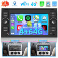 4+64G Android 13 Autoradio Für Ford Focus Transit MK7 S-Max Carplay GPS WIFI FM