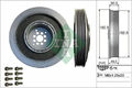 Riemenscheibe der Kurbelwelle mit Schwingungstilger 544 0102 20 INA für AUDI VW