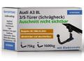 ANHÄNGERKUPPLUNG vert. abnehmbar für Audi A3 8L 96-03 +13pol E-Satz ABE