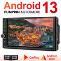 Pumpkin 7"Android 13 Autoradio 2 DIN GPS Navi Carplay 4GB 64GB Bluetooth USB DAB