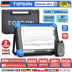 🔥TOPDON Phoenix Lite 2 Profi KFZ OBD2 Diagnosegerät Auto 35+Services ECU Coding