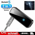 Auto-Bluetooth 5.0 Wireless 3.5mm Klinke AUX Empfänger Adapter Musik Audio KFZ