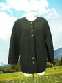 rabenschwarze, nicht zu dicke, GEIGER Walkjacke Jacke DW153 Trachtenjacke Gr.42